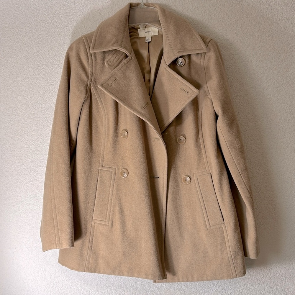 Tan Peacoat
